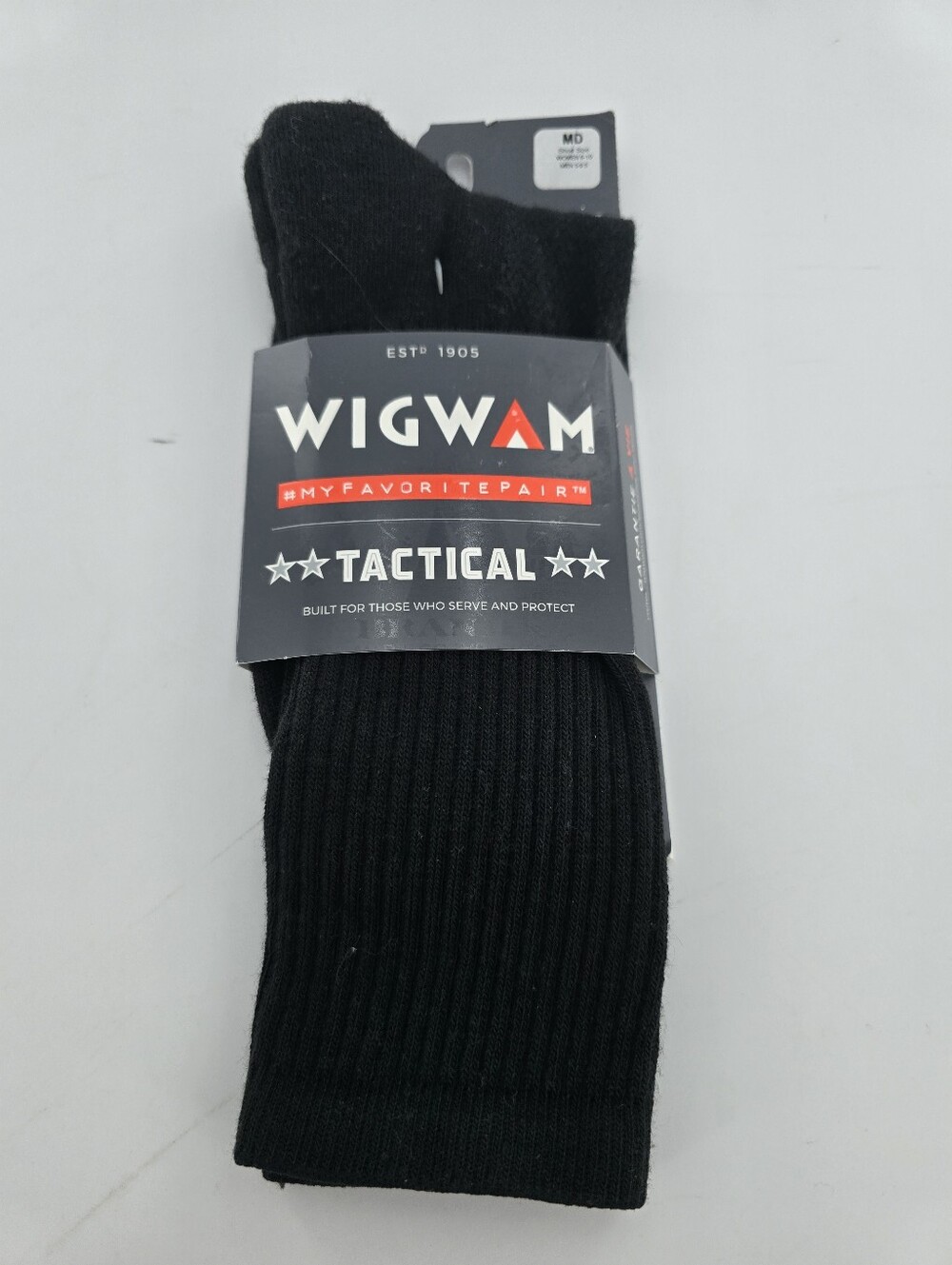 Wigwam Tactical Crew Socks - Black